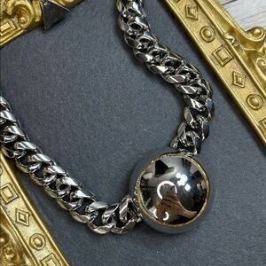 Anthropology/Serafina Elegant Silver Chain Necklace